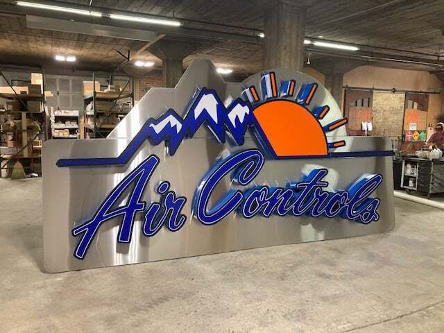 Custom commercial sign fabrication by Sign Pro in Billings Montana