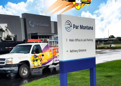 Billings Montana Sunny Sign Services Installation